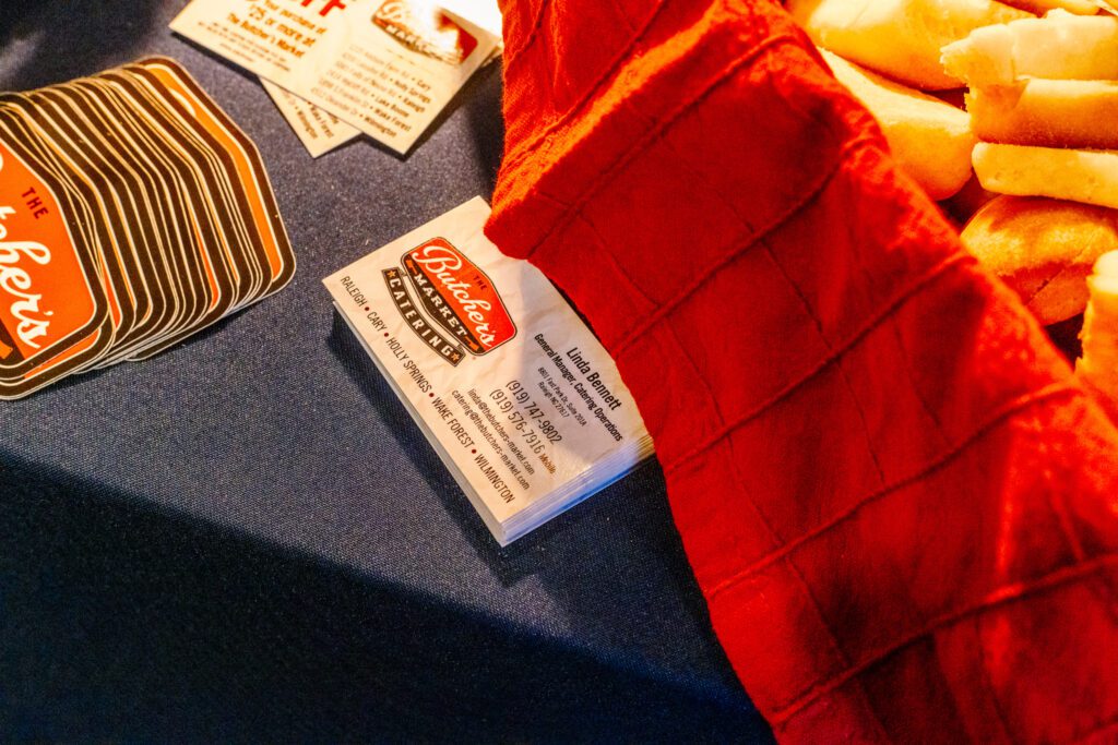 If you're looking for premium catering options in Wake County, North Carolina, look no further than The Butcher's Market. Located in the heart of Raleigh, Cary, Holly Springs, and Apex, our butcher shop offers high-quality meats, local delicacies, and exceptional catering services that will make your next event unforgettable. Whether you’re planning a wedding, corporate event, or a family celebration, we provide custom catering menus tailored to your needs. At The Butcher's Market, we understand the importance of fresh, locally sourced ingredients in creating the best catering experience for our clients in Raleigh, Cary, Holly Springs, and Apex. Our gourmet catering services bring a unique flavor to your event, with everything from premium steaks and barbecue platters to custom charcuterie boards and artisan sandwiches. Our locally sourced meats come from North Carolina’s finest farms, ensuring your guests enjoy only the highest quality products. As one of the leading butcher shops in Wake County, we specialize in providing tailored catering services for all types of events. Whether you're hosting a private party in Cary, a wedding reception in Apex, or a corporate luncheon in Raleigh, The Butcher's Market is here to deliver a memorable experience. We offer a variety of meat platters, custom BBQ catering, and freshly prepared dishes that will satisfy every palate. Our chefs can prepare everything from roast beef and grilled chicken to specialty items like brisket and pulled pork, all expertly seasoned and cooked to perfection. When you choose The Butcher's Market for your catering needs, you're choosing more than just food. We pride ourselves on providing personalized customer service that ensures your event runs smoothly. From event planning to on-site catering, our team is dedicated to delivering top-notch service that exceeds expectations. Whether you're hosting a casual event in Holly Springs or a more formal gathering in Raleigh, we have the expertise and local knowledge to make your event stand out. Our catering services also include vegetarian options, side dishes, and dessert selections, ensuring that every guest is satisfied. Contact The Butcher's Market today for all your catering needs in Wake County and experience the difference that high-quality, locally sourced meats can make at your next event.